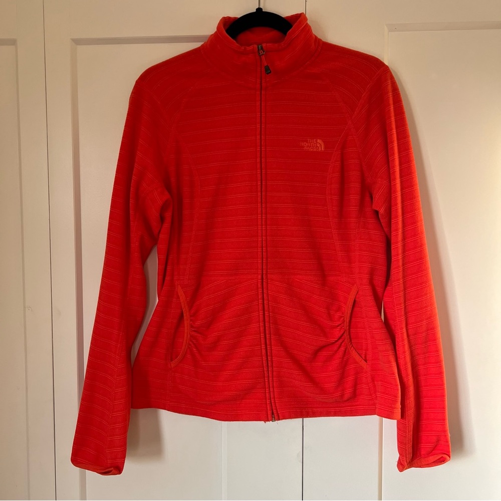 The North Face TKA 100 Texture Stripe Masonic Fleece Jacket Size Large